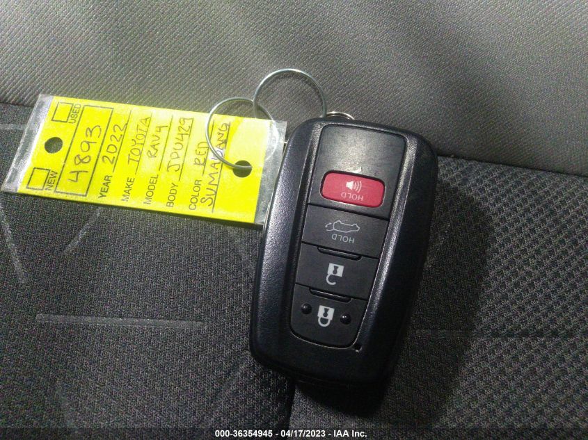 2022 TOYOTA RAV4 HYBRID XLE - 2T3RWRFV3NW134243