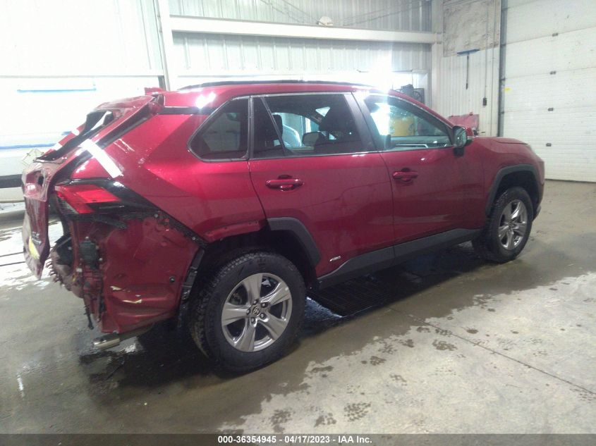 2022 TOYOTA RAV4 HYBRID XLE - 2T3RWRFV3NW134243