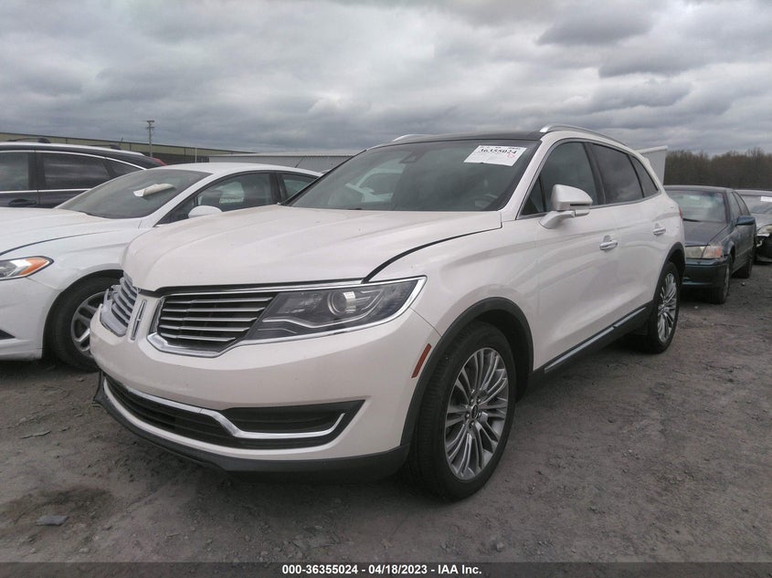 VIN 2LMPJ8LRXHBL29898 2017 LINCOLN MKX RESERVE