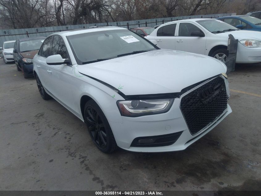 2013 AUDI A4 PREMIUM PLUS - WAUFFAFL1DN012986