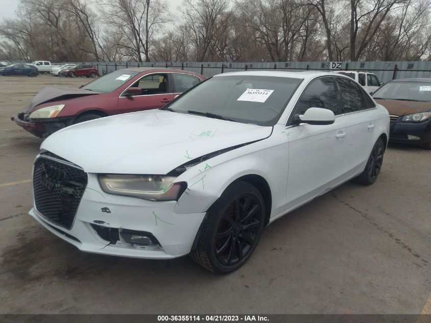 2013 AUDI A4 PREMIUM PLUS - WAUFFAFL1DN012986