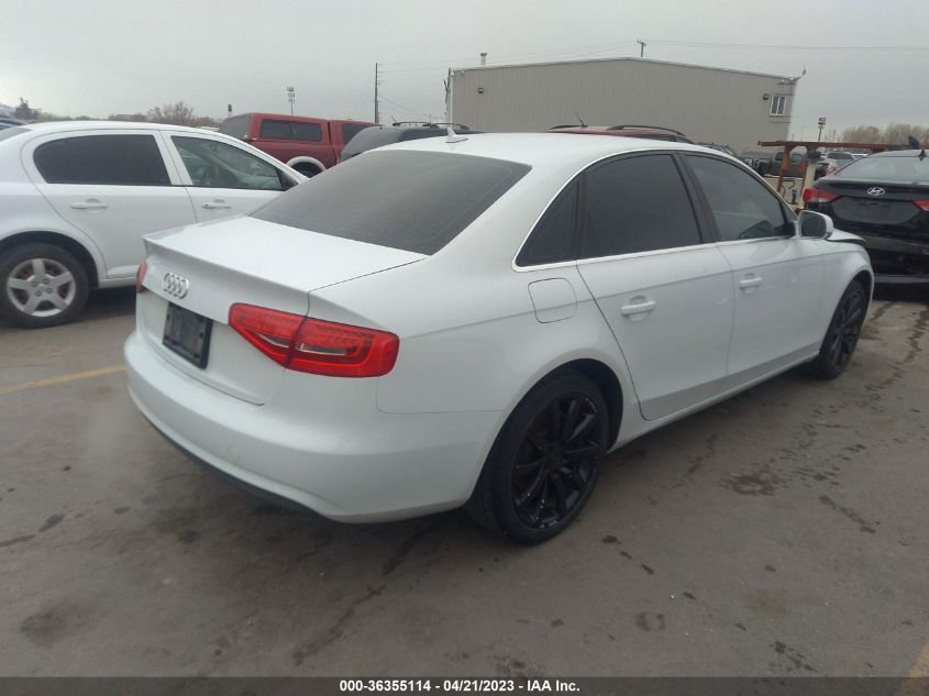 2013 AUDI A4 PREMIUM PLUS - WAUFFAFL1DN012986
