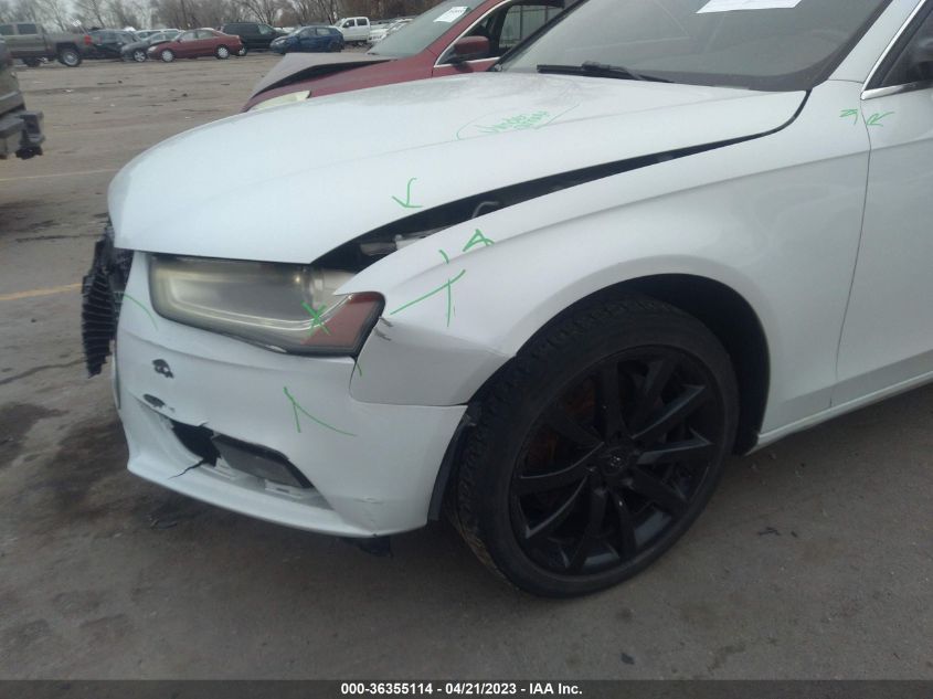 2013 AUDI A4 PREMIUM PLUS - WAUFFAFL1DN012986