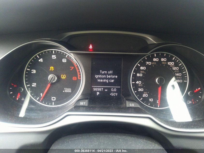 2013 AUDI A4 PREMIUM PLUS - WAUFFAFL1DN012986