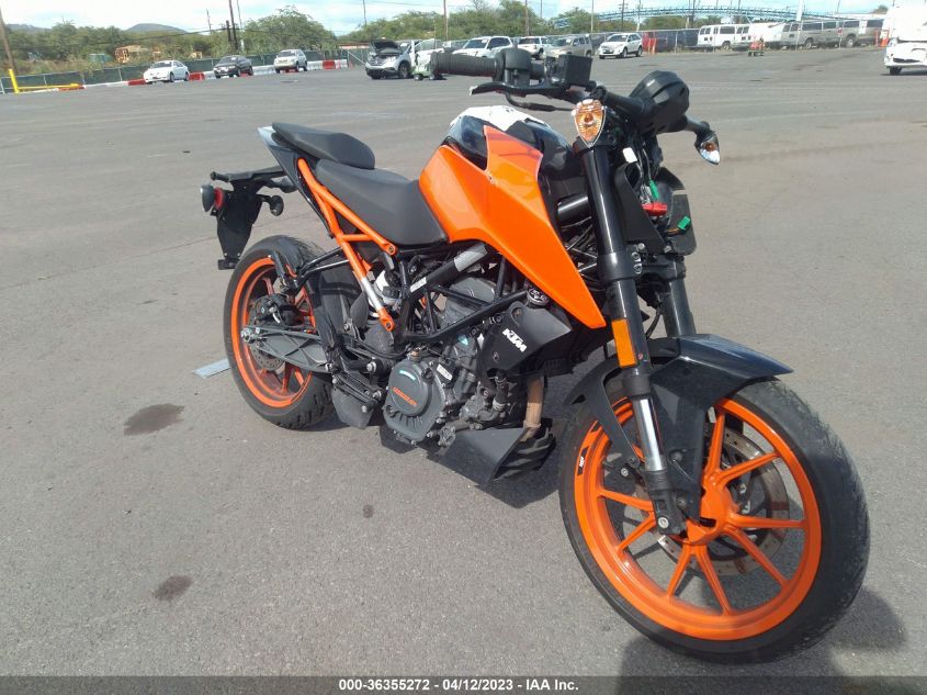 2022 KTM 200 DUKE - MD2JPC400NC037318