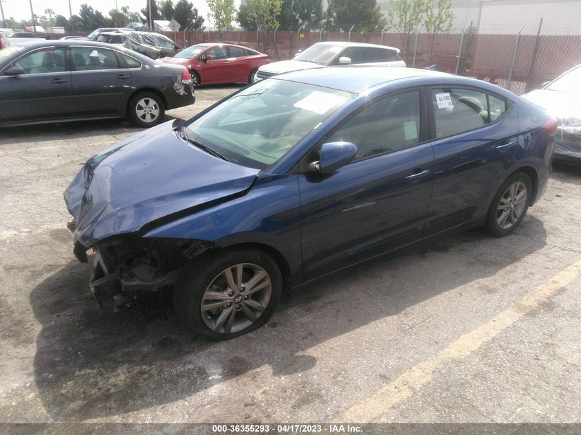 VIN 5NPD84LF3JH223042 2018 HYUNDAI ELANTRA SEL
