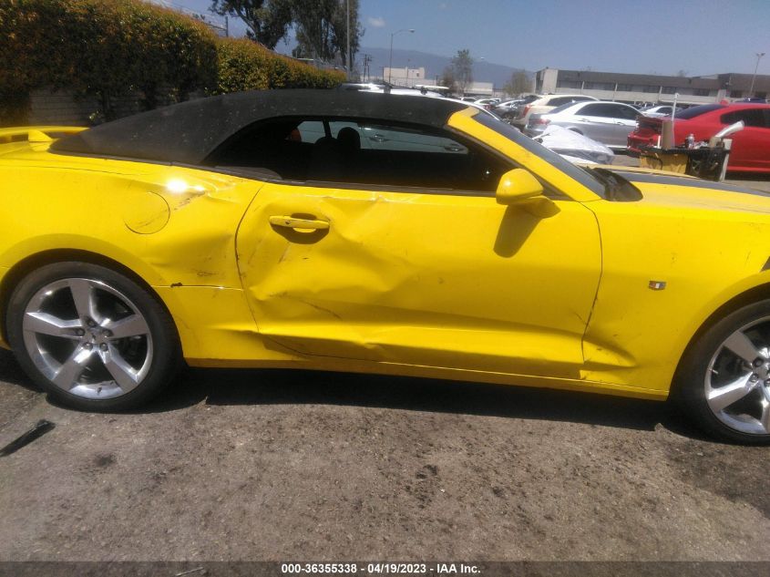 2018 CHEVROLET CAMARO 1LT - 1G1FB3DS1J0170833
