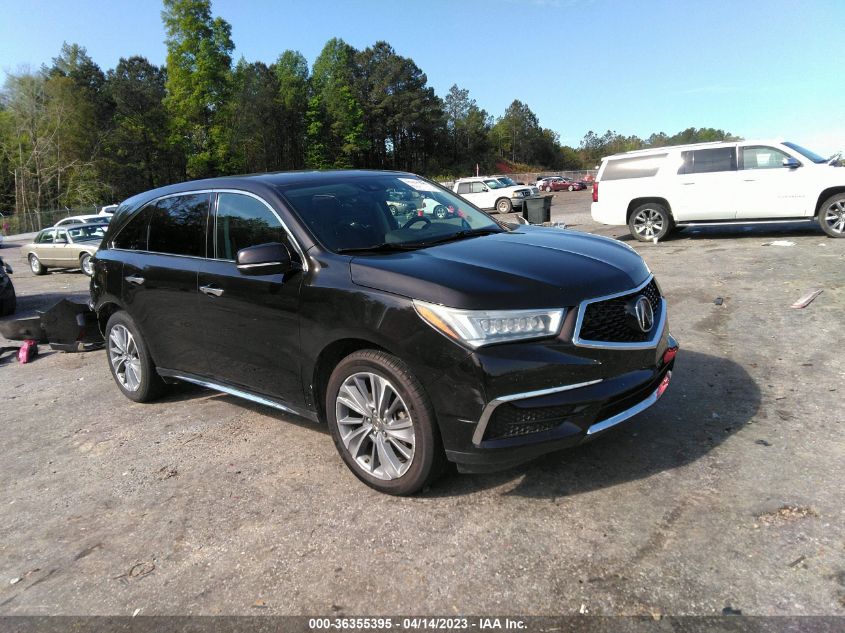 2017 ACURA MDX W/TECHNOLOGY PKG - 5FRYD4H5XHB041990