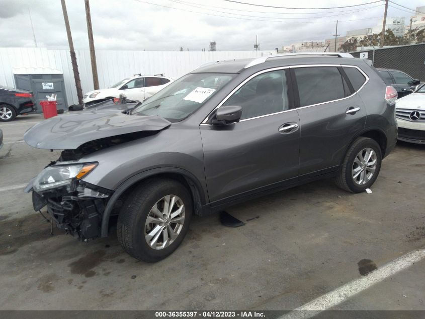 2016 NISSAN ROGUE SV - KNMAT2MT4GP723248