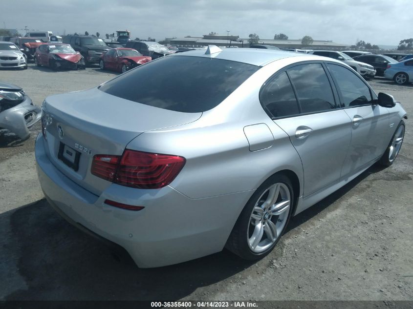 2014 BMW 5 SERIES 535I - WBA5B1C57ED478720