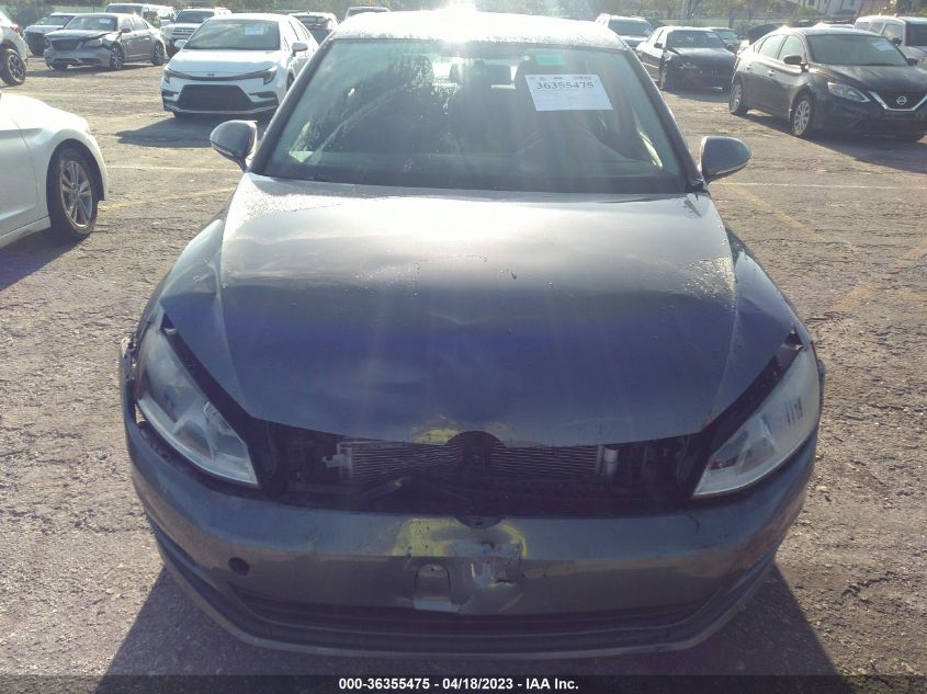 2017 VOLKSWAGEN GOLF S - 3VW217AU0HM071303