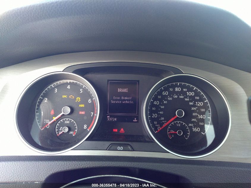 2017 VOLKSWAGEN GOLF S - 3VW217AU0HM071303