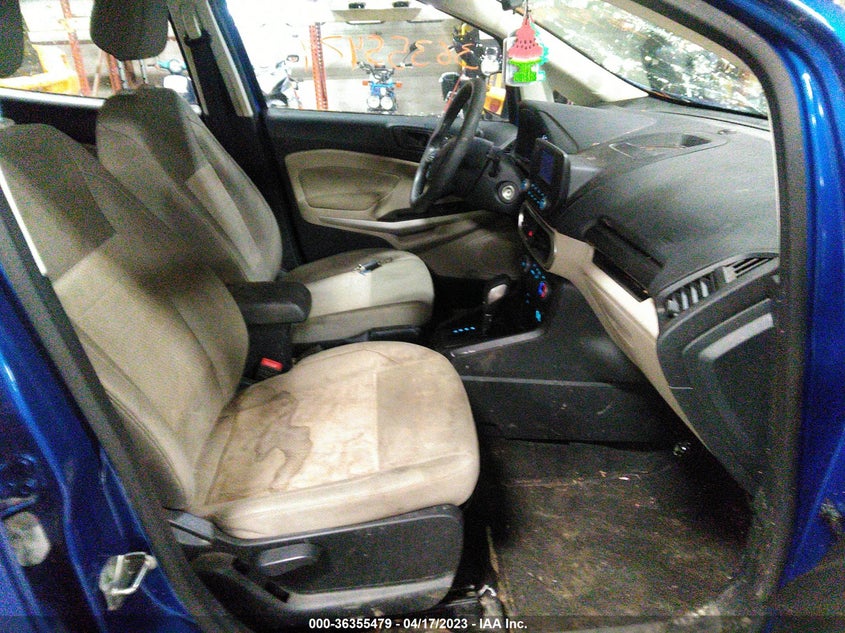 VIN MAJ6S3FL9MC417649 2021 FORD ECOSPORT S