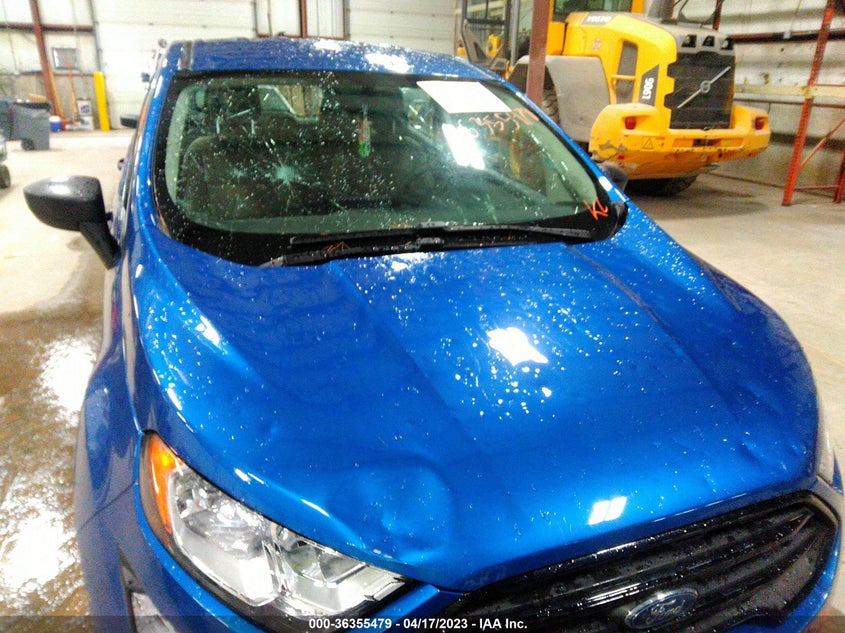 VIN MAJ6S3FL9MC417649 2021 FORD ECOSPORT S