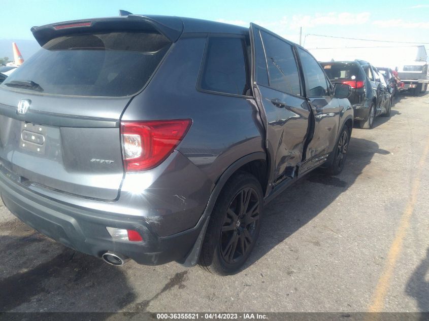 2021 HONDA PASSPORT SPORT 5FNYF7H20MB006727