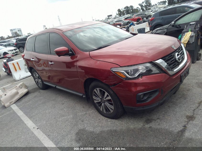 2017 NISSAN PATHFINDER SL - 5N1DR2MN7HC620455