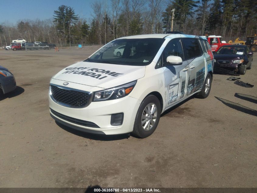 2017 KIA SEDONA LX - KNDMB5C11H6234203