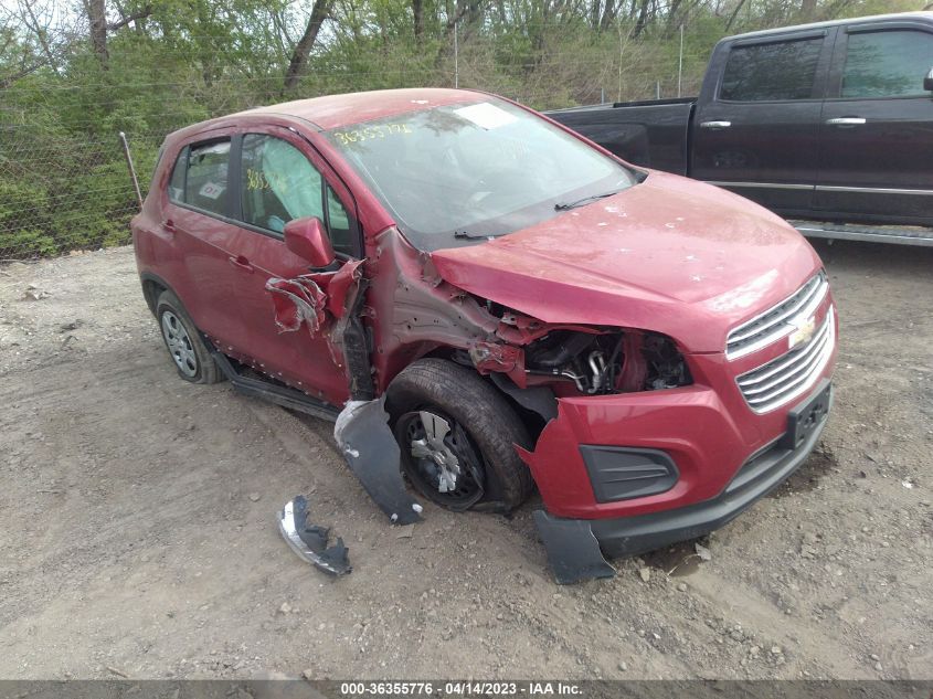 2015 CHEVROLET TRAX LS - KL7CJKSB2FB205625