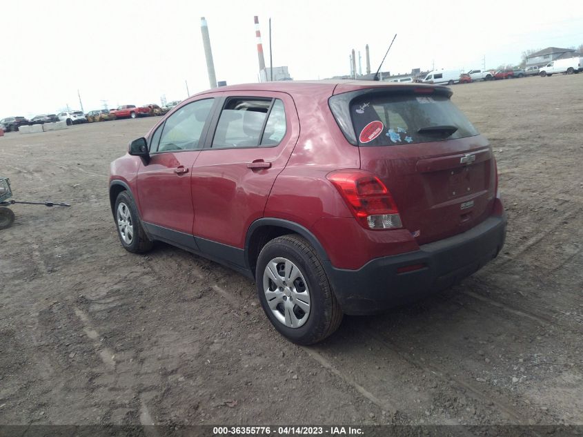 2015 CHEVROLET TRAX LS - KL7CJKSB2FB205625