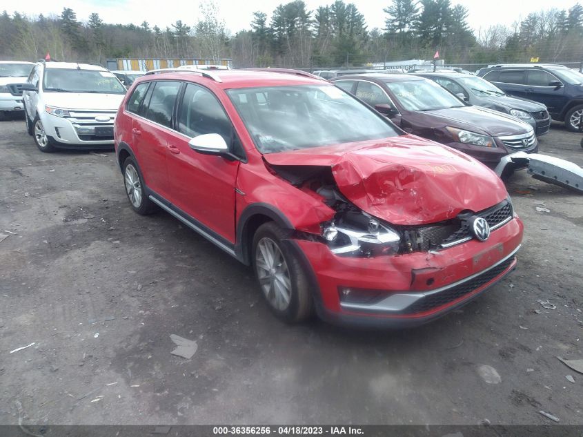 2017 VOLKSWAGEN GOLF ALLTRACK S/SE/SEL - 3VWH17AU2HM512214
