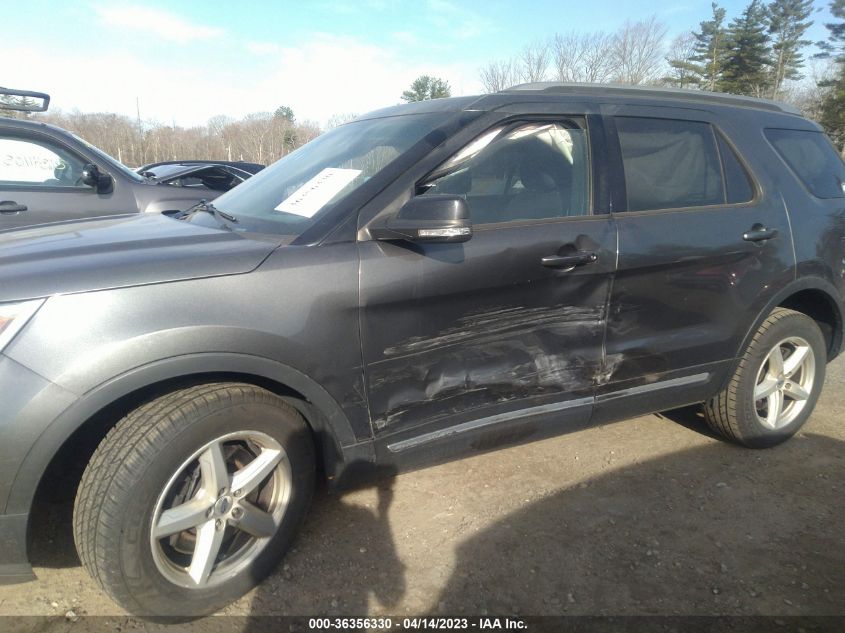 2017 FORD EXPLORER XLT - 1FM5K8D82HGC90156
