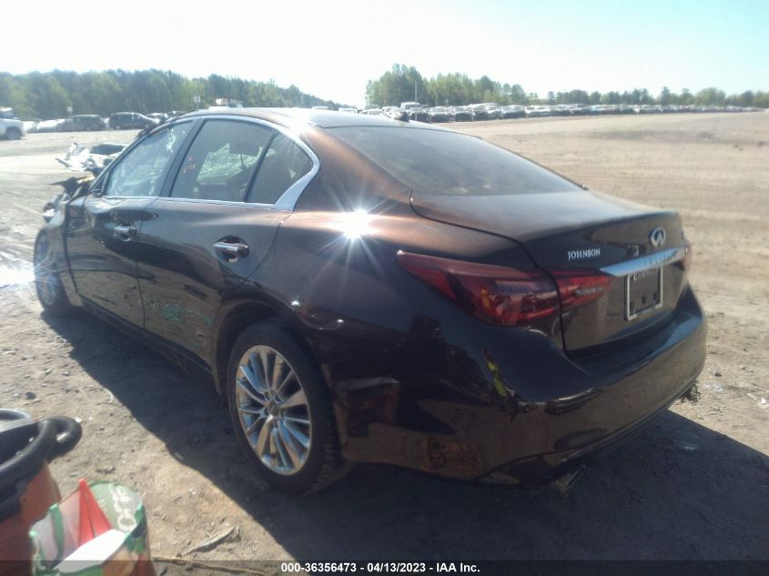 2019 INFINITI Q50 3.0T LUXE - JN1EV7AP4KM516775