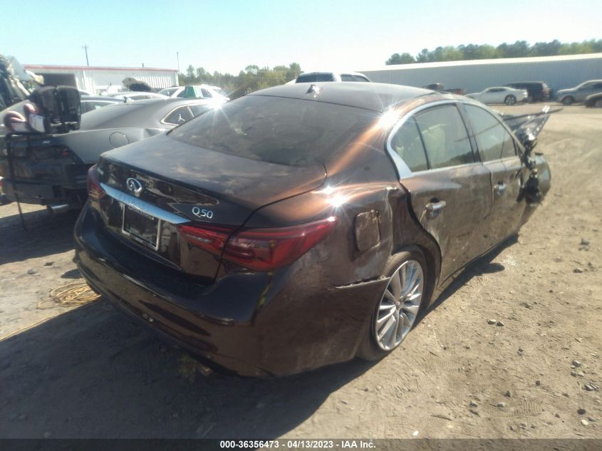 2019 INFINITI Q50 3.0T LUXE - JN1EV7AP4KM516775