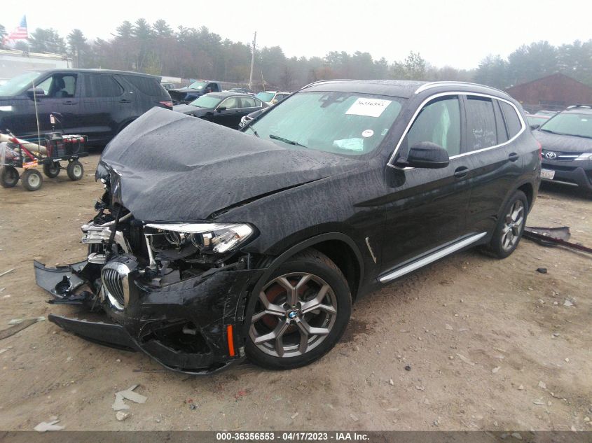 2021 BMW X3 XDRIVE30I - 5UXTY5C04M9G99733