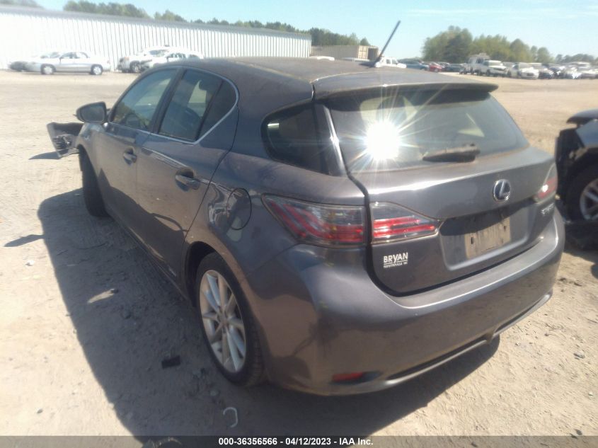 2013 LEXUS CT 200H HYBRID - JTHKD5BH7D2149916