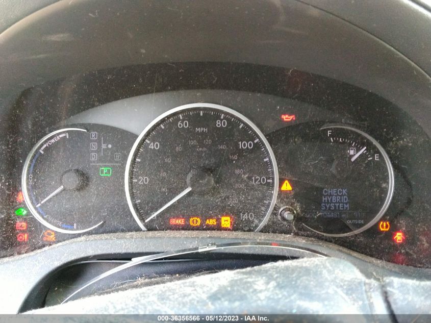 2013 LEXUS CT 200H HYBRID - JTHKD5BH7D2149916