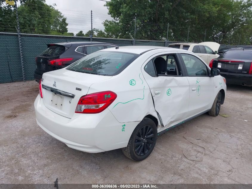 2020 MITSUBISHI MIRAGE G4 LE - ML32F4FJ4LHF02620