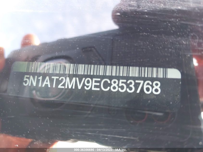 2014 NISSAN ROGUE SL - 5N1AT2MV9EC853768