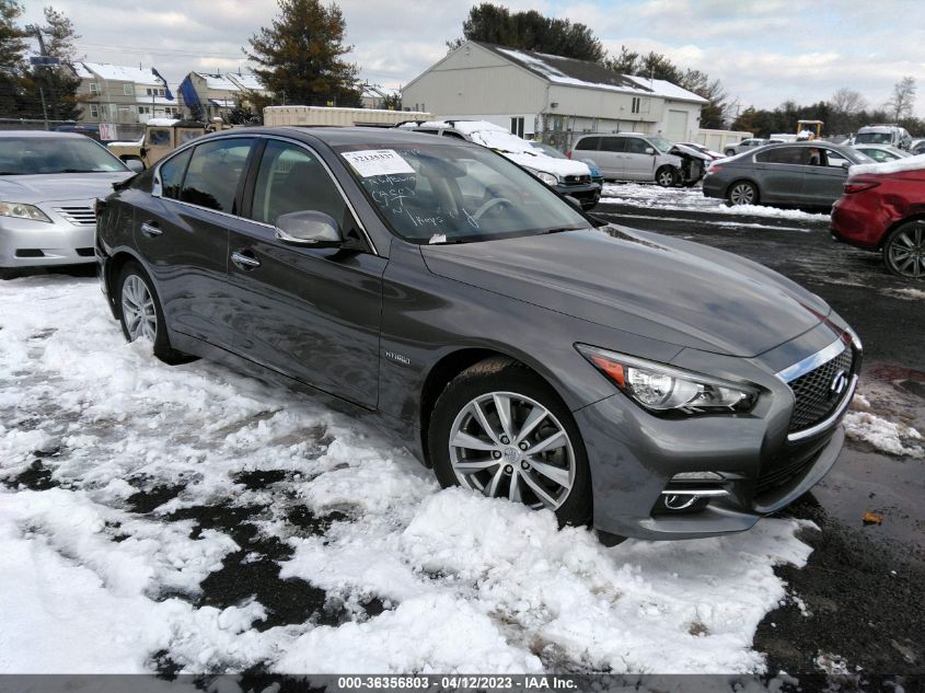 2015 INFINITI Q50 HYBRID PREMIUM - JN1AV7AR3FM850592