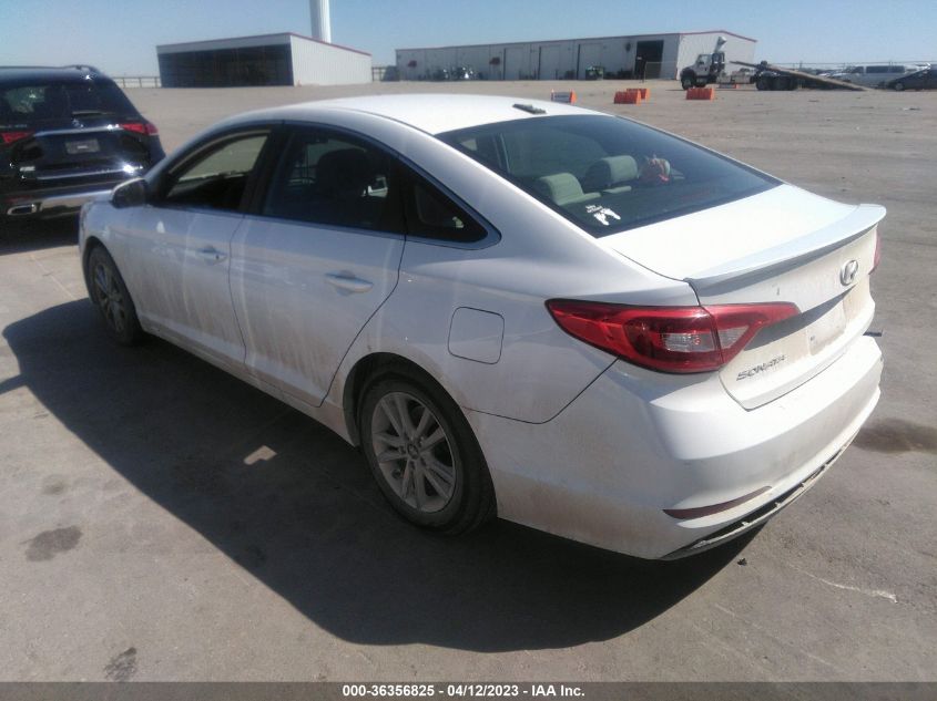 2016 HYUNDAI SONATA 2.4L SE - 5NPE24AFXGH358519