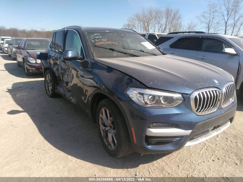 2021 BMW X3 XDRIVE30I - 5UXTY5C02M9F49815
