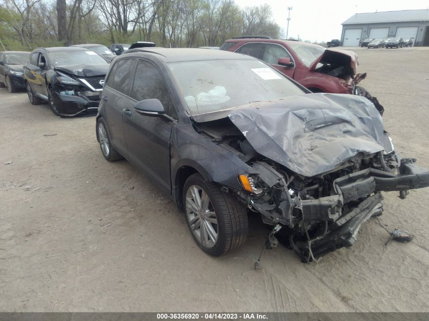 2015 VOLKSWAGEN GOLF TDI SE - 3VW2A7AU1FM034581