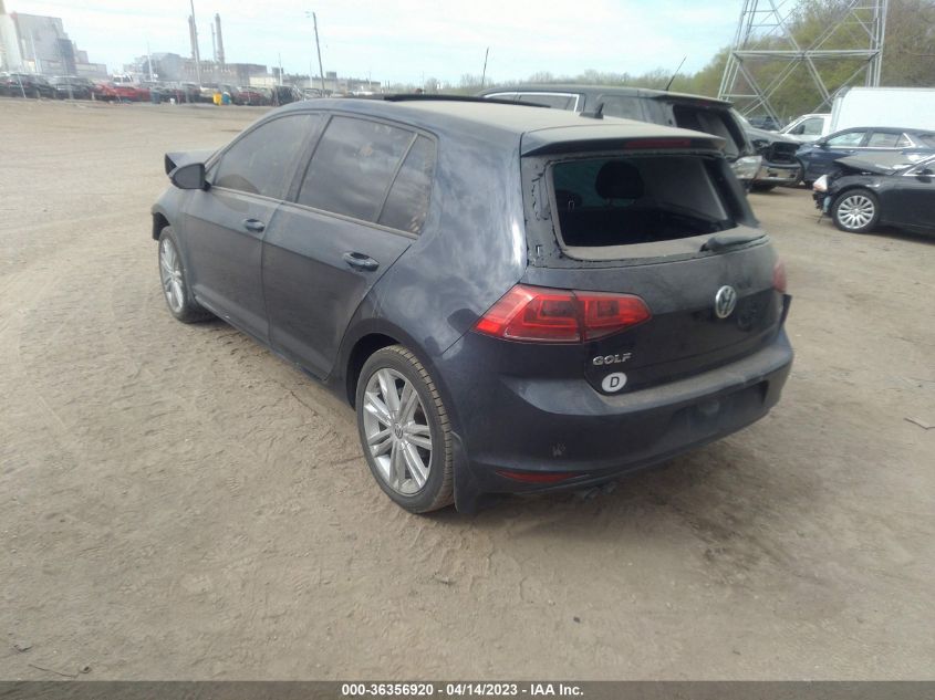 2015 VOLKSWAGEN GOLF TDI SE - 3VW2A7AU1FM034581
