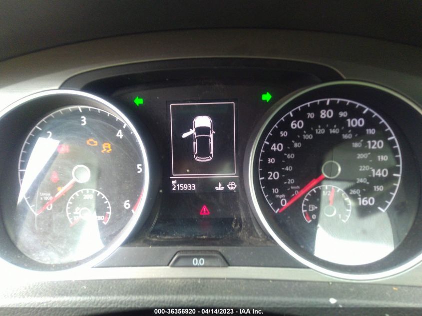2015 VOLKSWAGEN GOLF TDI SE - 3VW2A7AU1FM034581