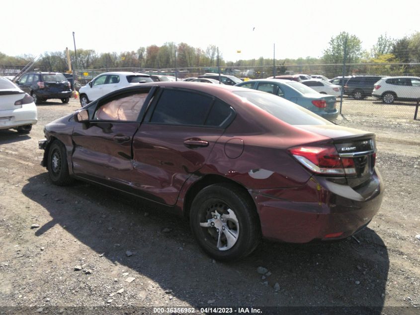 2015 HONDA CIVIC SEDAN LX - 19XFB2F50FE284698