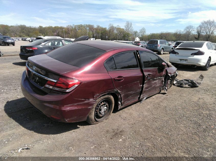2015 HONDA CIVIC SEDAN LX - 19XFB2F50FE284698