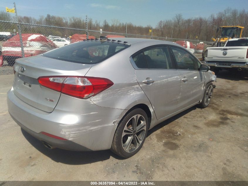 2014 KIA FORTE EX - KNAFX4A87E5108785