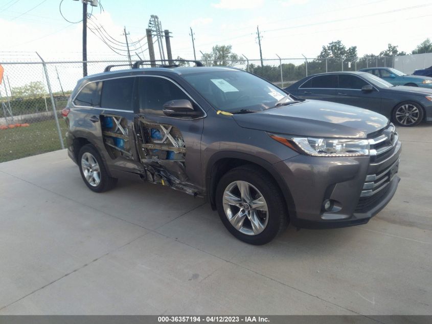 2019 TOYOTA HIGHLANDER LIMITED - 5TDYZRFH6KS324337