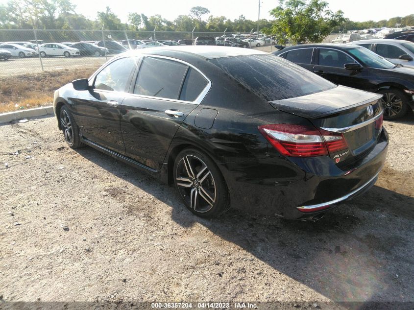 2017 HONDA ACCORD SEDAN SPORT - 1HGCR2F5XHA306325
