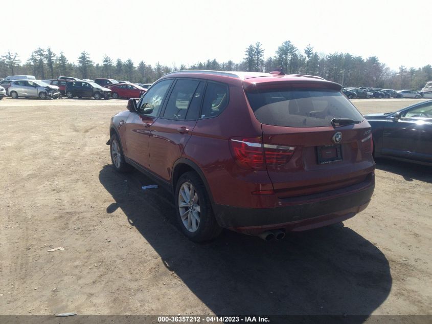 2013 BMW X3 XDRIVE28I - 5UXWX9C58DLK59680