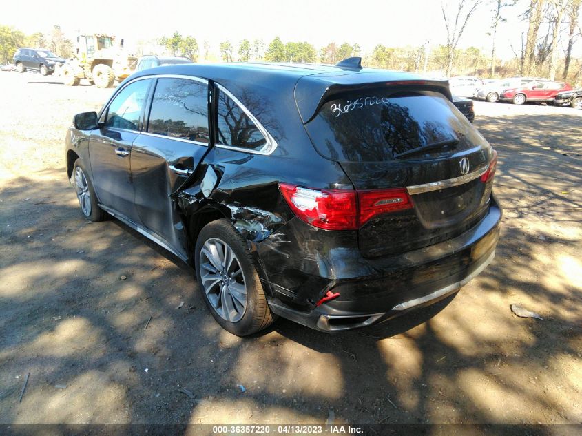 2017 ACURA MDX W/TECHNOLOGY PKG - 5J8YD4H50HL000753