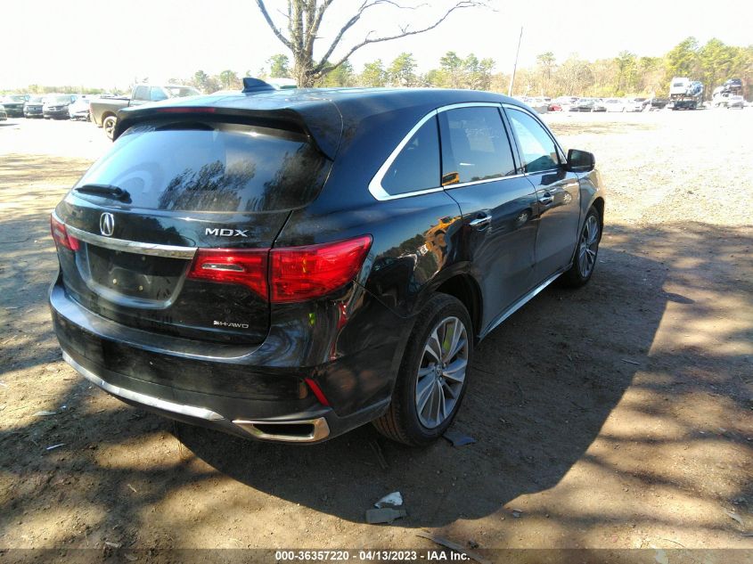 2017 ACURA MDX W/TECHNOLOGY PKG - 5J8YD4H50HL000753