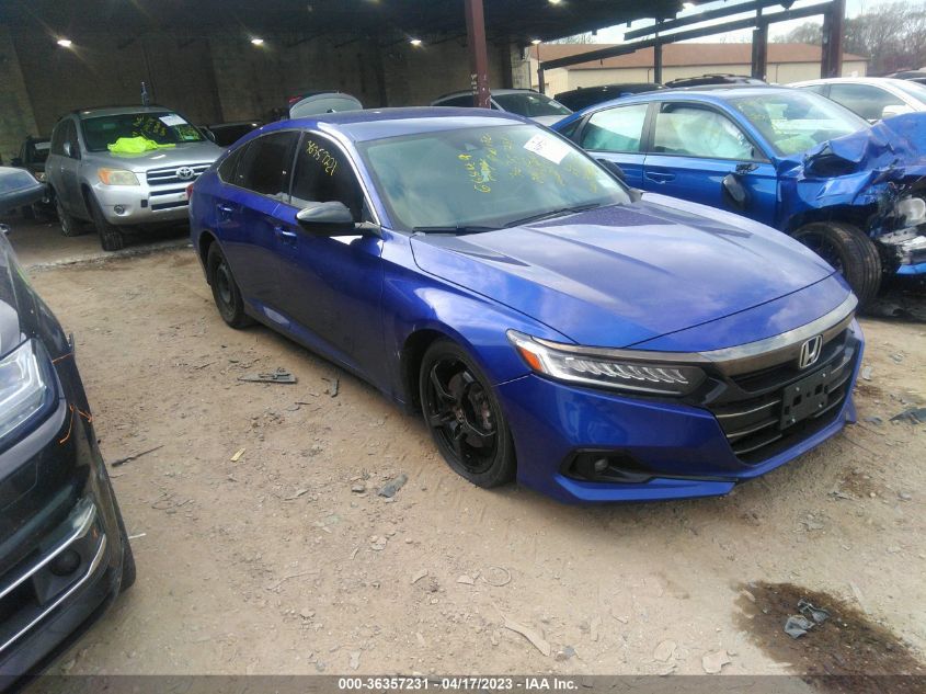 2021 HONDA ACCORD SEDAN SPORT SE - 1HGCV1F44MA068205