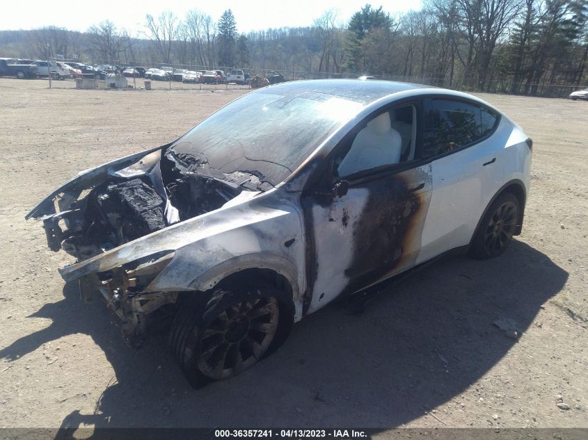 2022 TESLA MODEL Y LONG RANGE - 7SAYGDEE0NF512055