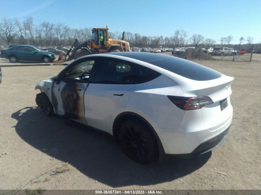 2022 TESLA MODEL Y LONG RANGE - 7SAYGDEE0NF512055