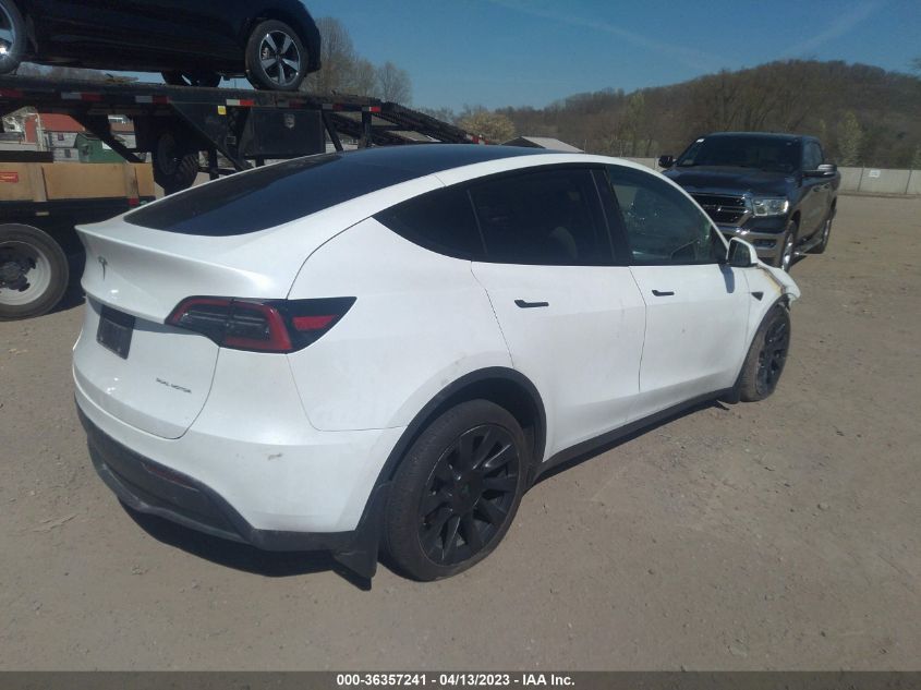 2022 TESLA MODEL Y LONG RANGE - 7SAYGDEE0NF512055